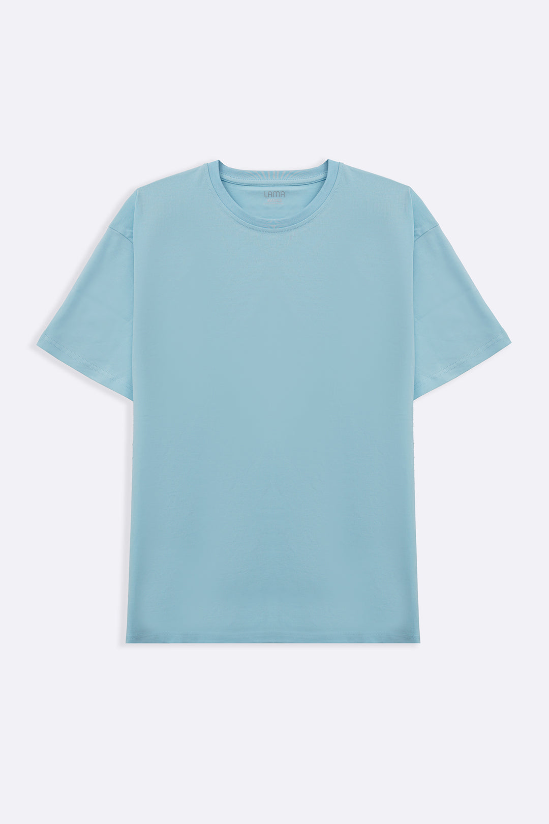 LIGHT BLUE CREW-NECK TEE