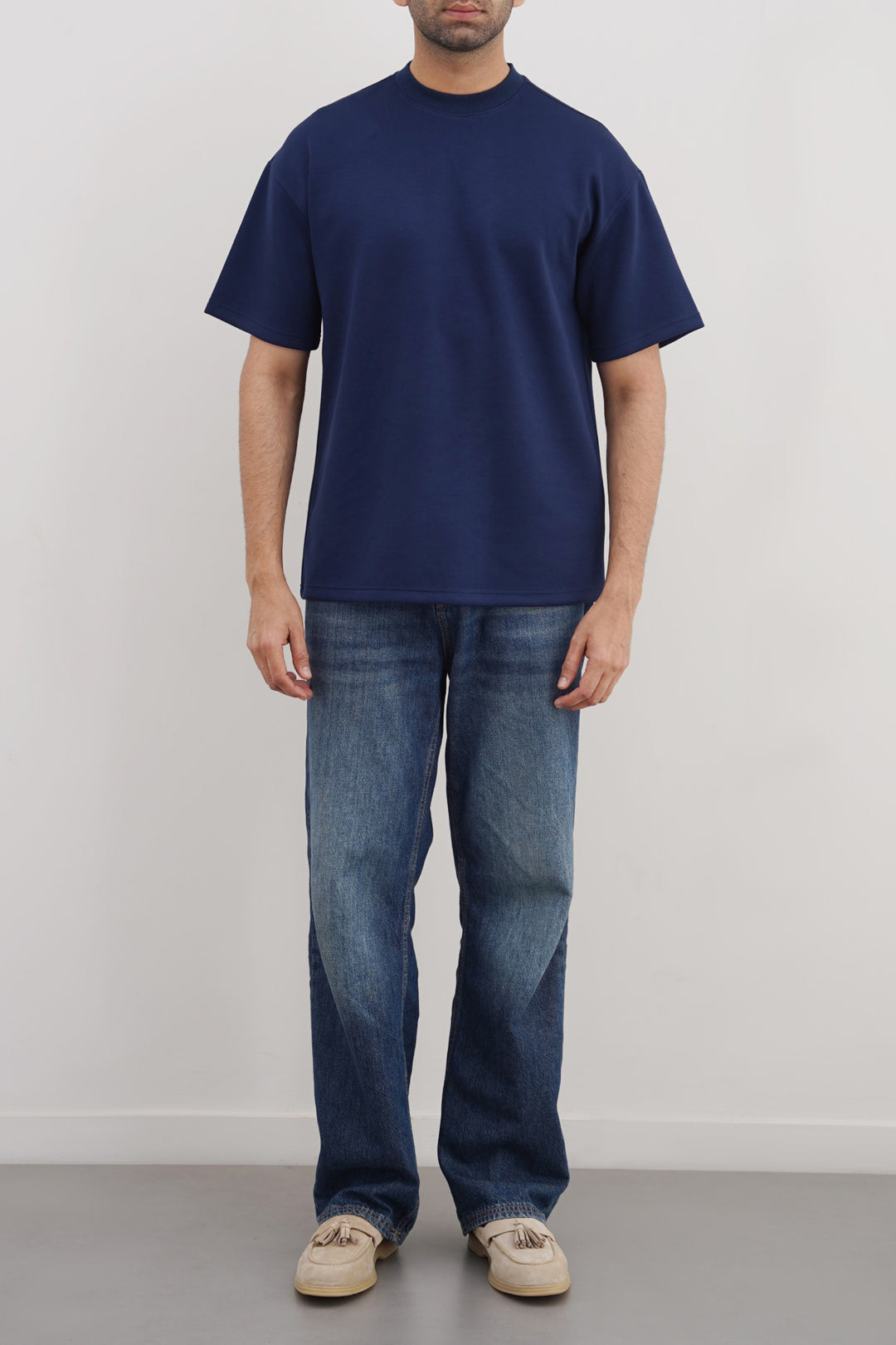 NAVY DAILY NEOPRENE TEE