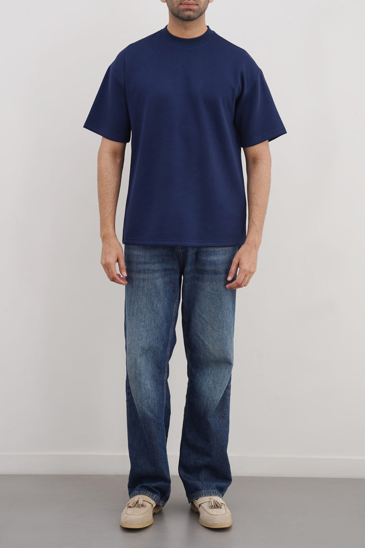 NAVY DAILY NEOPRENE TEE