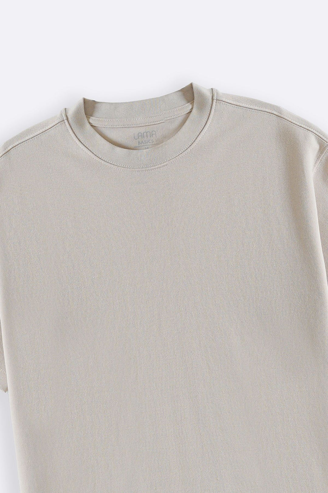 IVORY INTERLOCK TEE