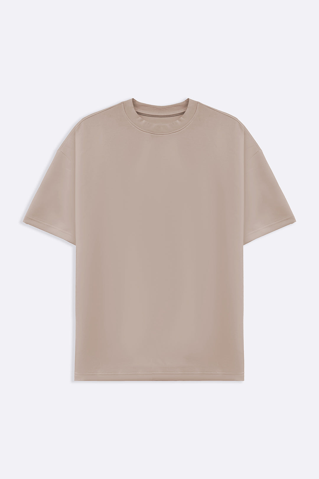 BEIGE BOXY TEE