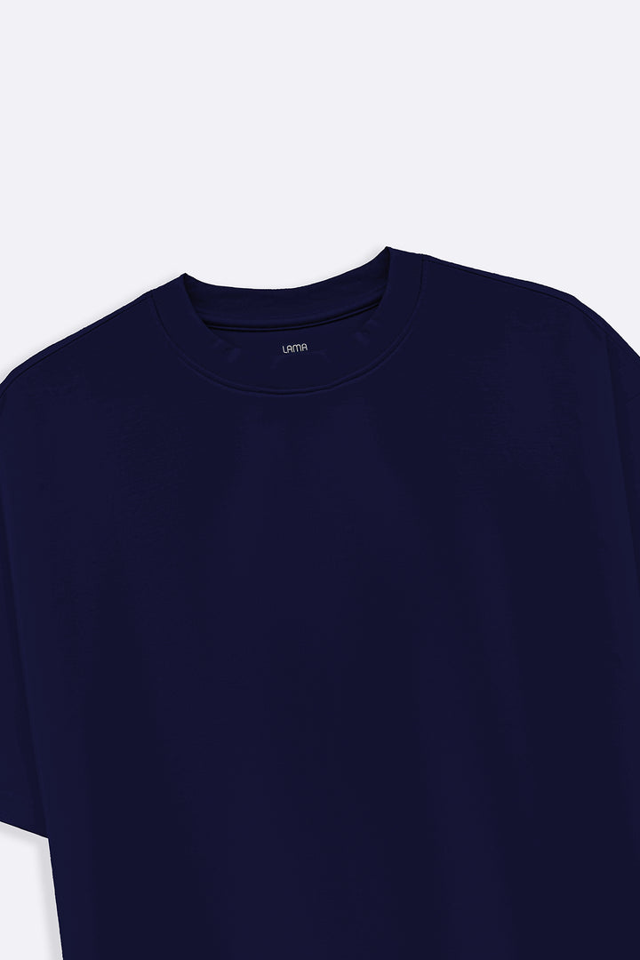 NAVY BOXY TEE