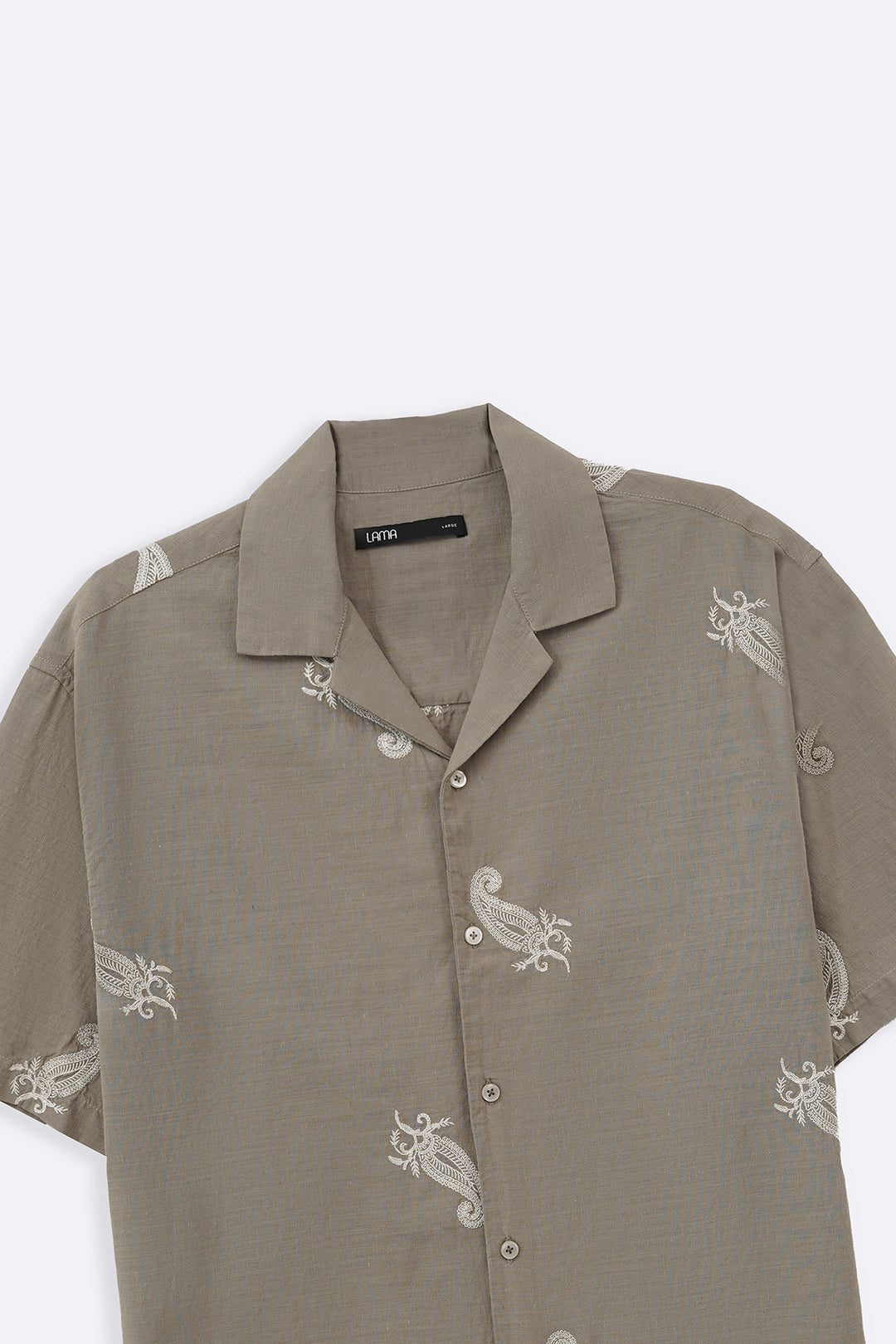 BEIGE DUNE PAISLEY SHIRT