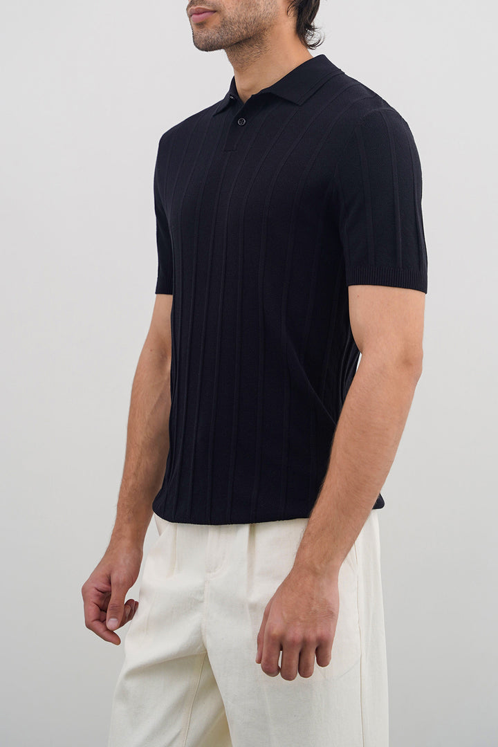 VISCOSE KNIT POLO