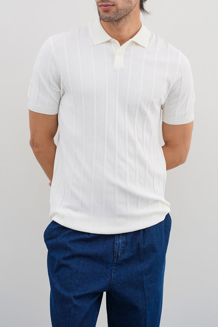 VISCOSE KNIT POLO