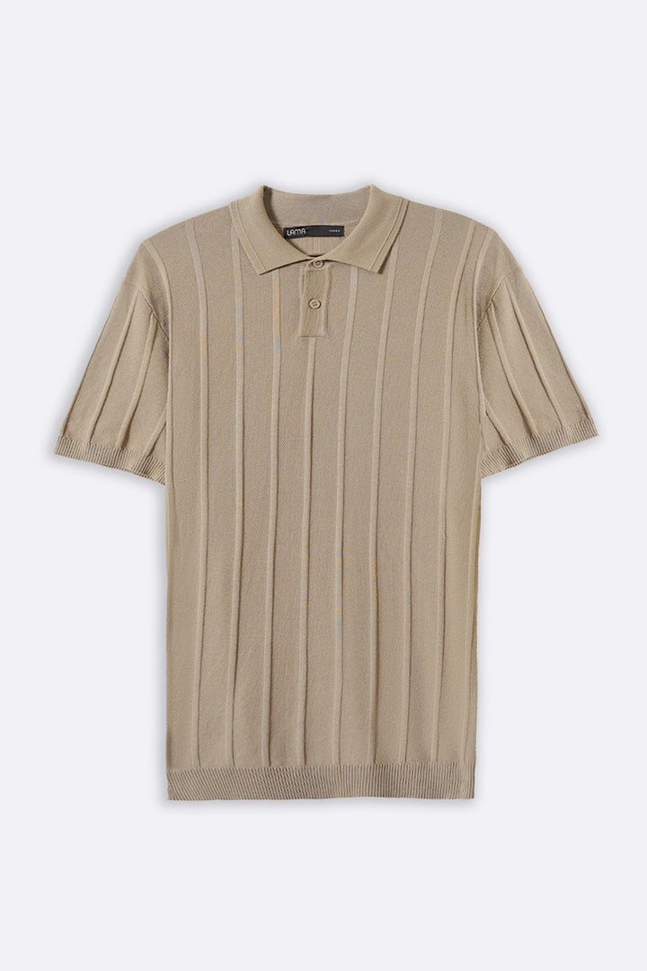 VISCOSE KNIT POLO