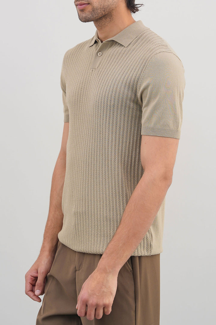 TEXTURED POLO