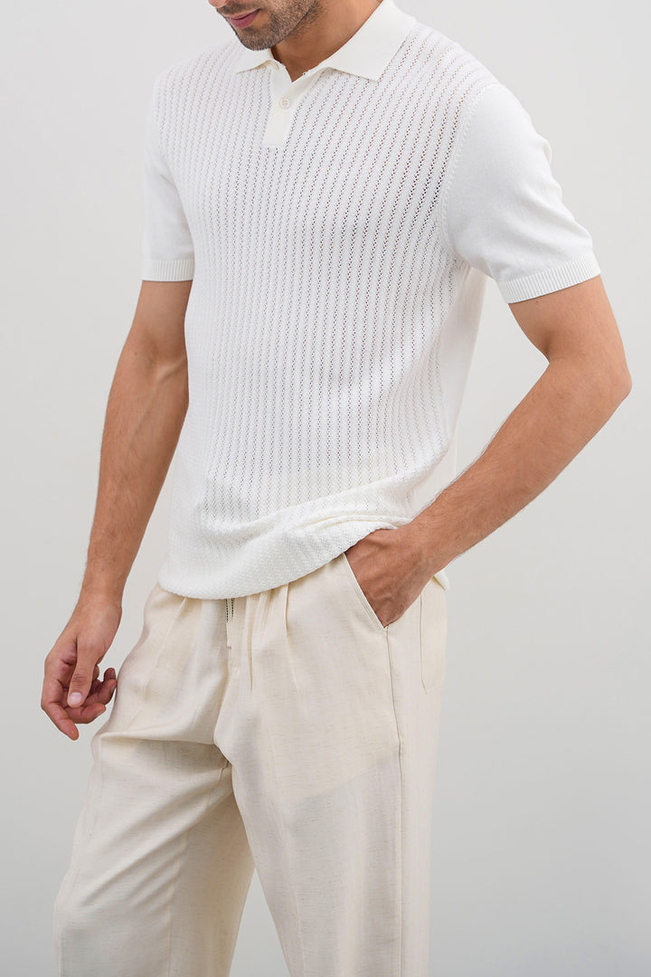 TEXTURED POLO