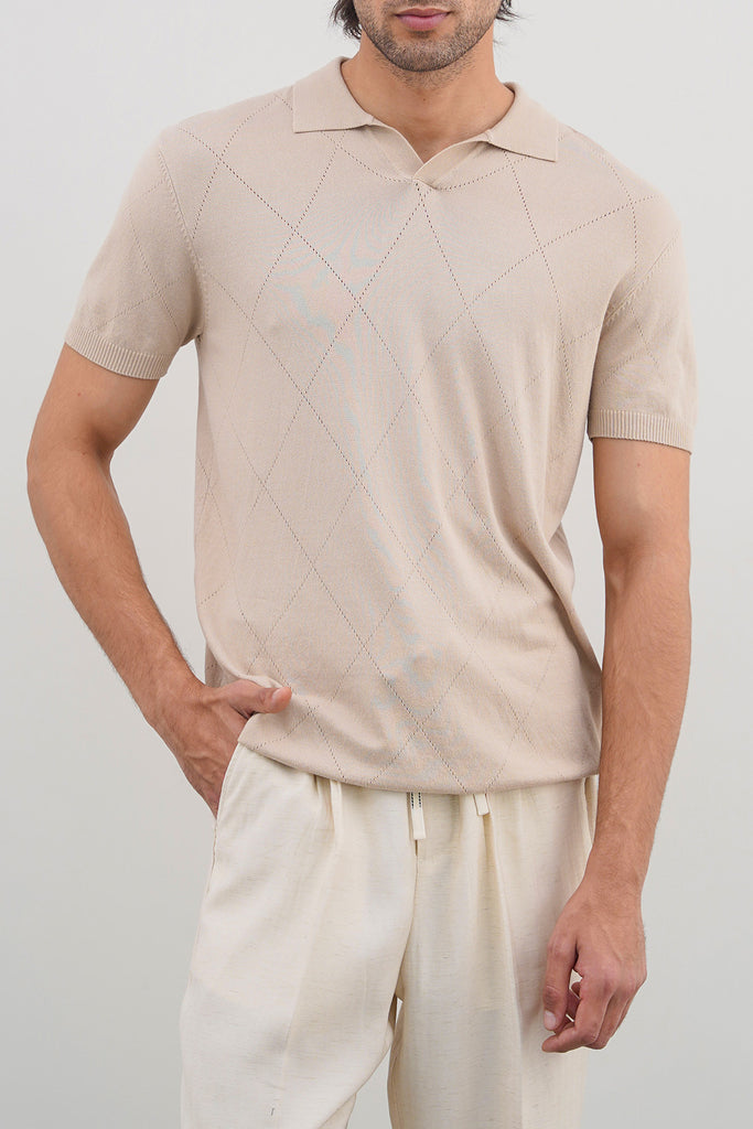 Tシャツ・カットソー C.P. COMPANY Men Polo Shirts 18CMTS179A 005697G327 Beige C.P. Company Beige Cotton T-shirt | italist