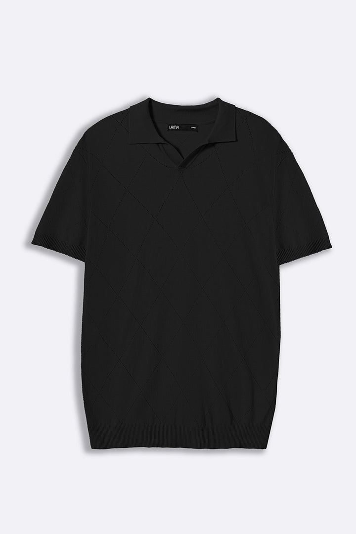 BLACK POLO SHIRT