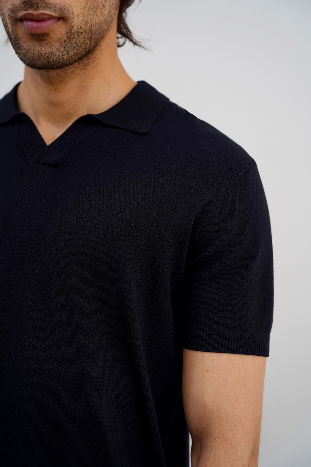 BLACK POLO SHIRT