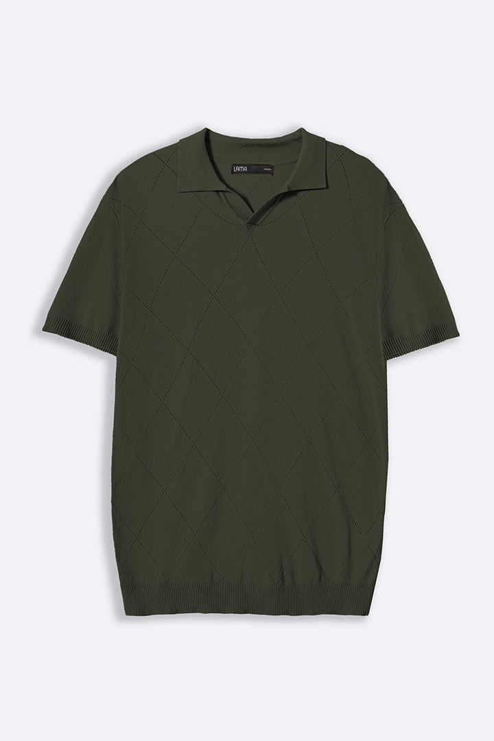 OLIVE POLO SHIRT