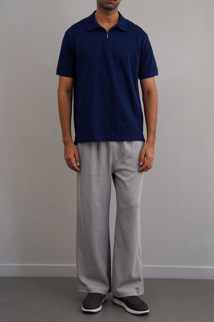 QUARTER ZIP POLO