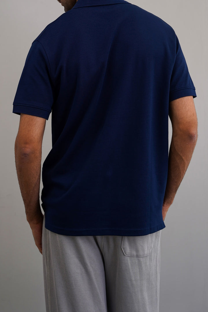 QUARTER ZIP POLO