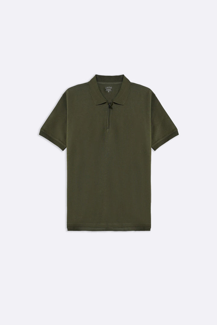 QUARTER ZIP POLO