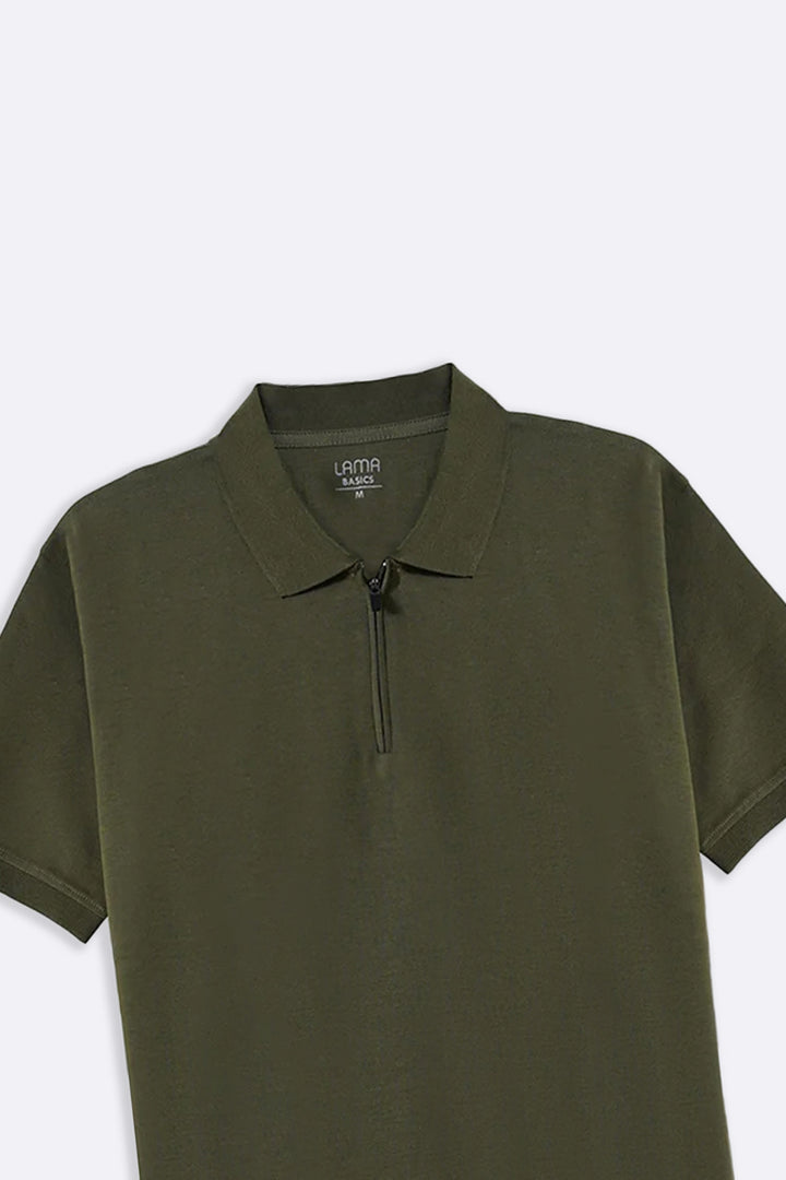 QUARTER ZIP POLO