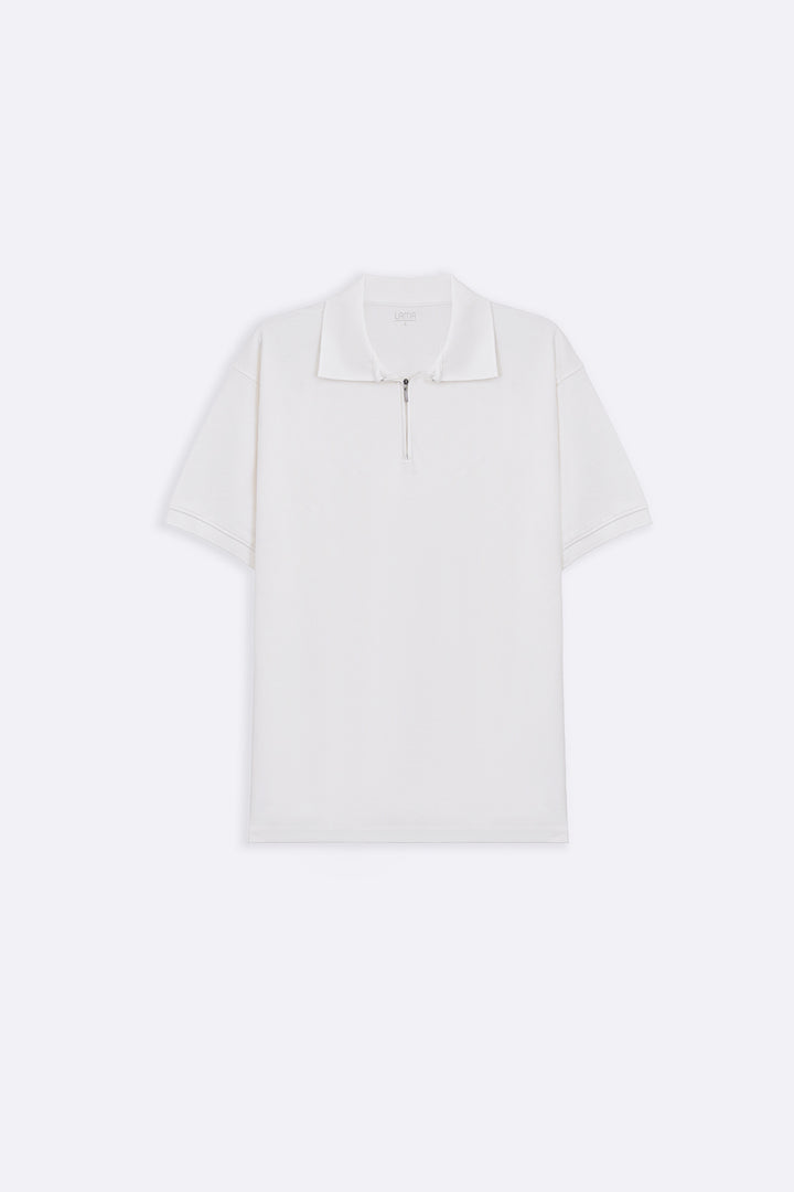 QUARTER ZIP POLO