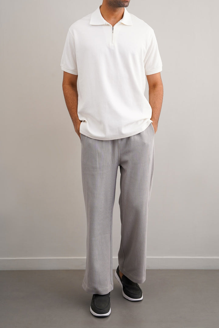 QUARTER ZIP POLO