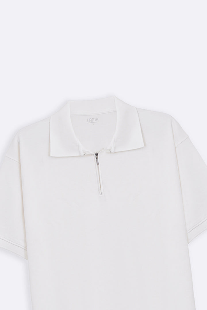 QUARTER ZIP POLO