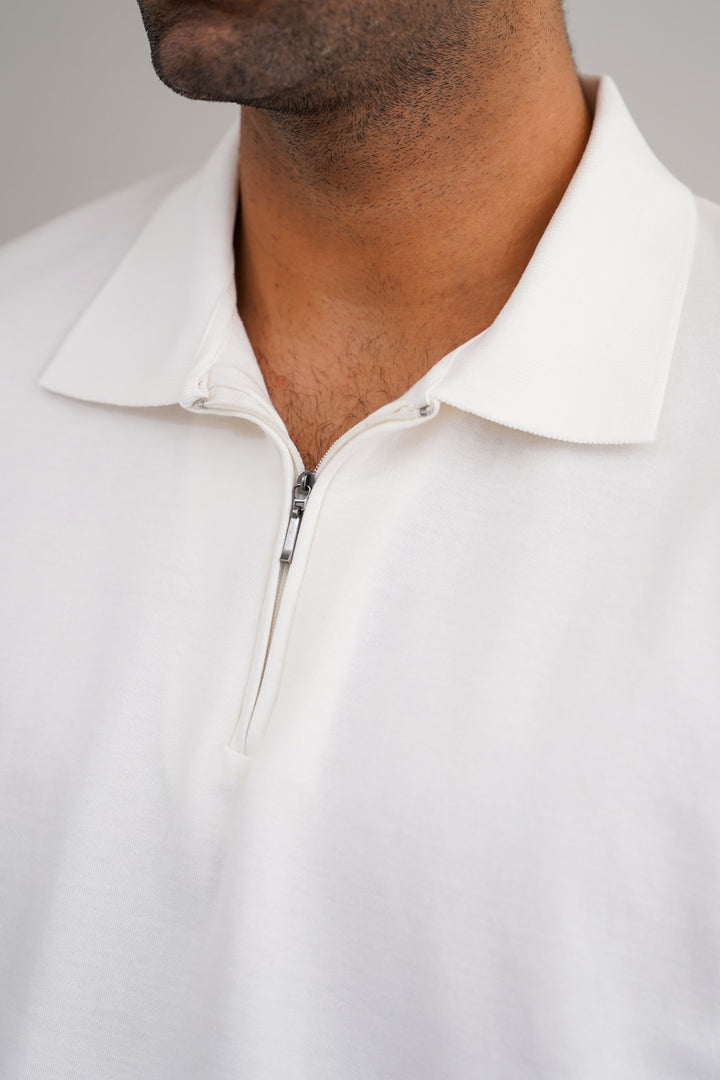 QUARTER ZIP POLO
