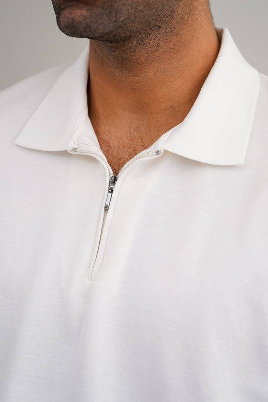 QUARTER ZIP POLO