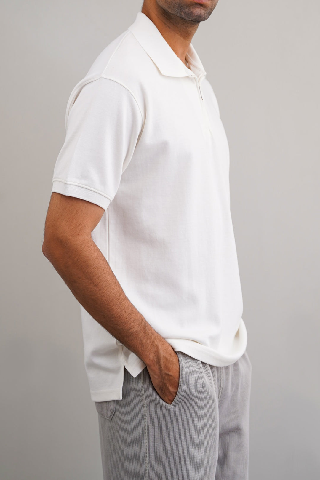 QUARTER ZIP POLO