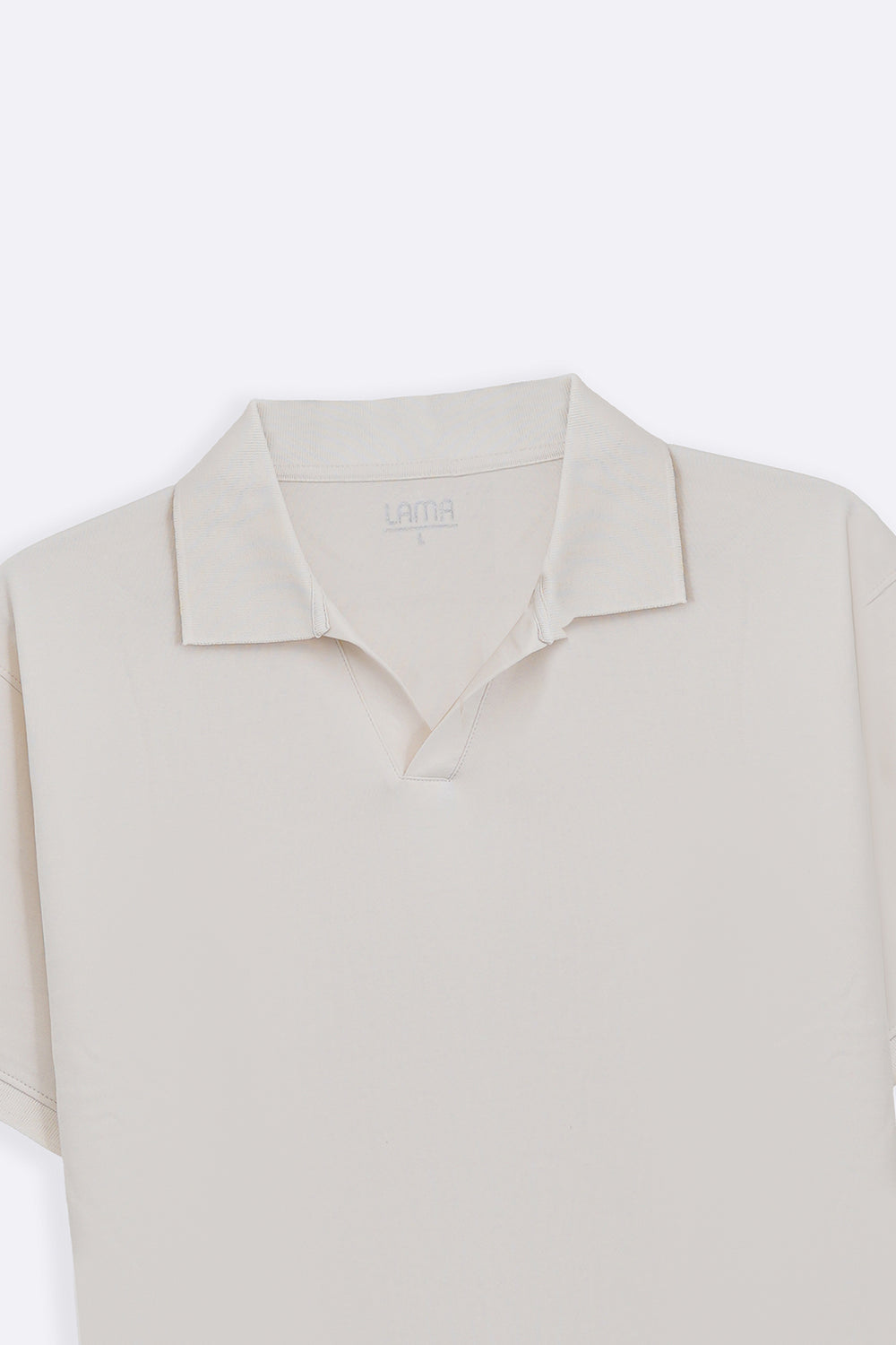 IVORY KNITTED POLO