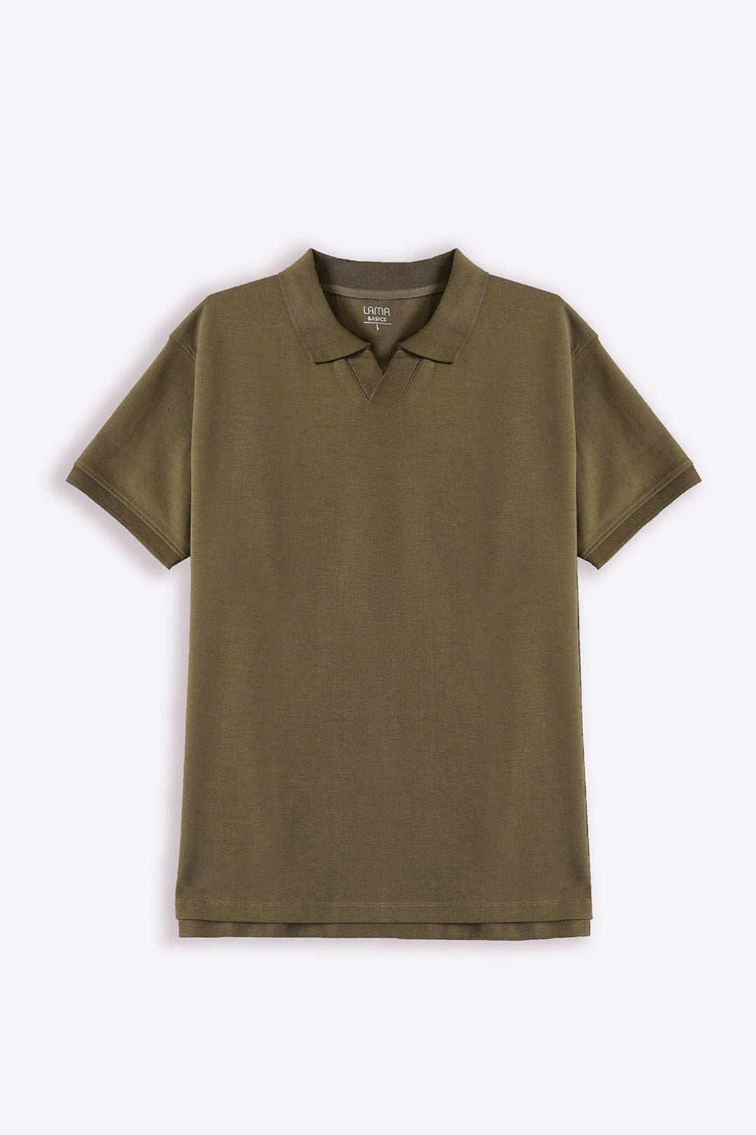 OLIVE JOHNNY COLLAR POLO