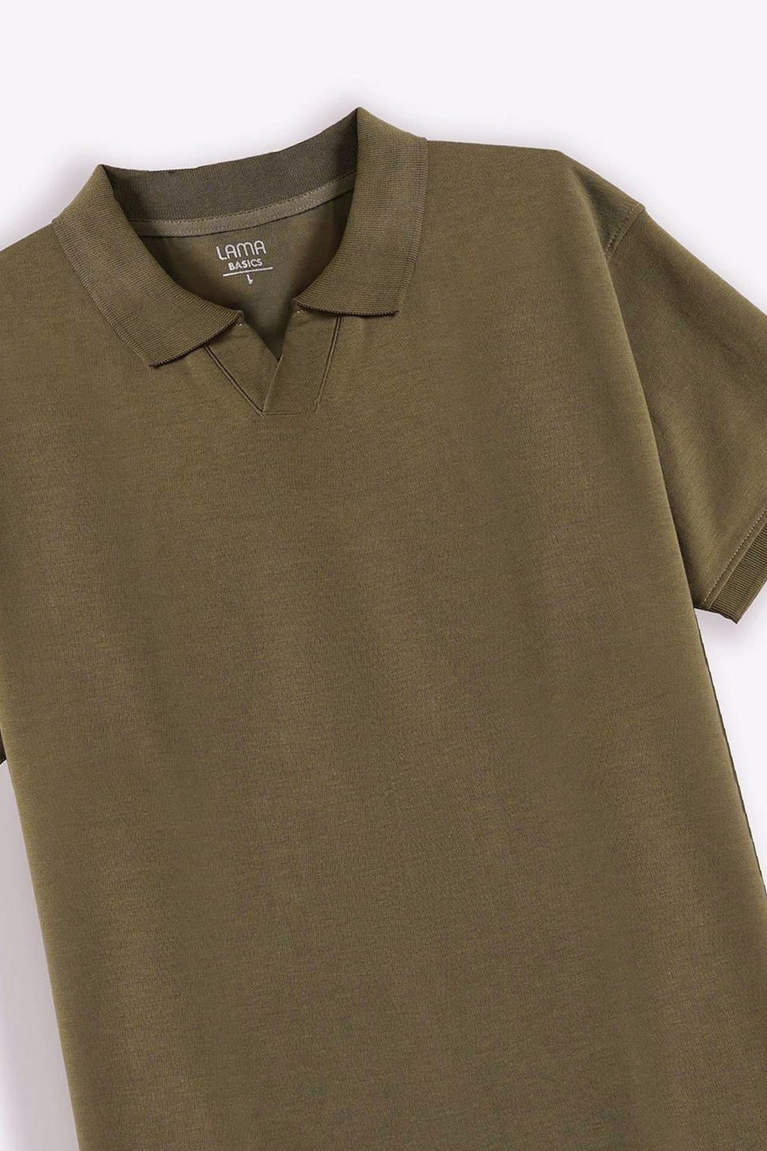 OLIVE JOHNNY COLLAR POLO