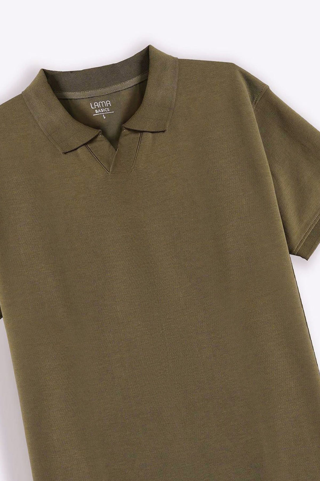 OLIVE KNITTED POLO