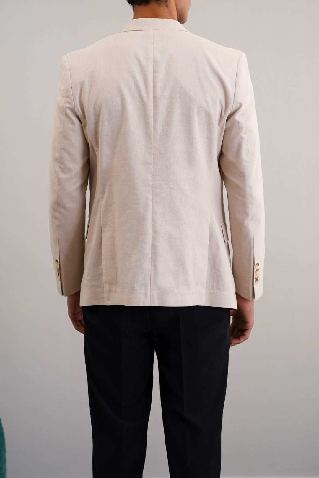 IVORY RESORT LINEN BLAZER