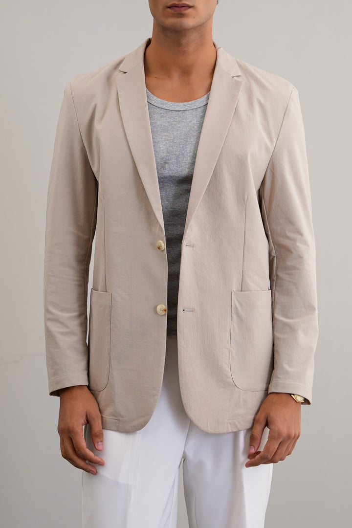 TAUPE PERFORMANCE BLAZER