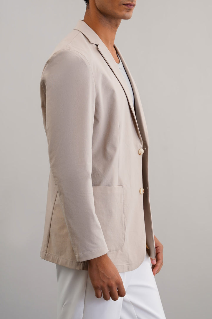 TAUPE PERFORMANCE BLAZER