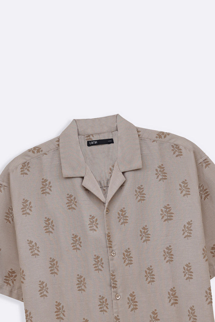 SCREEN PRINT SAFARI SHIRT