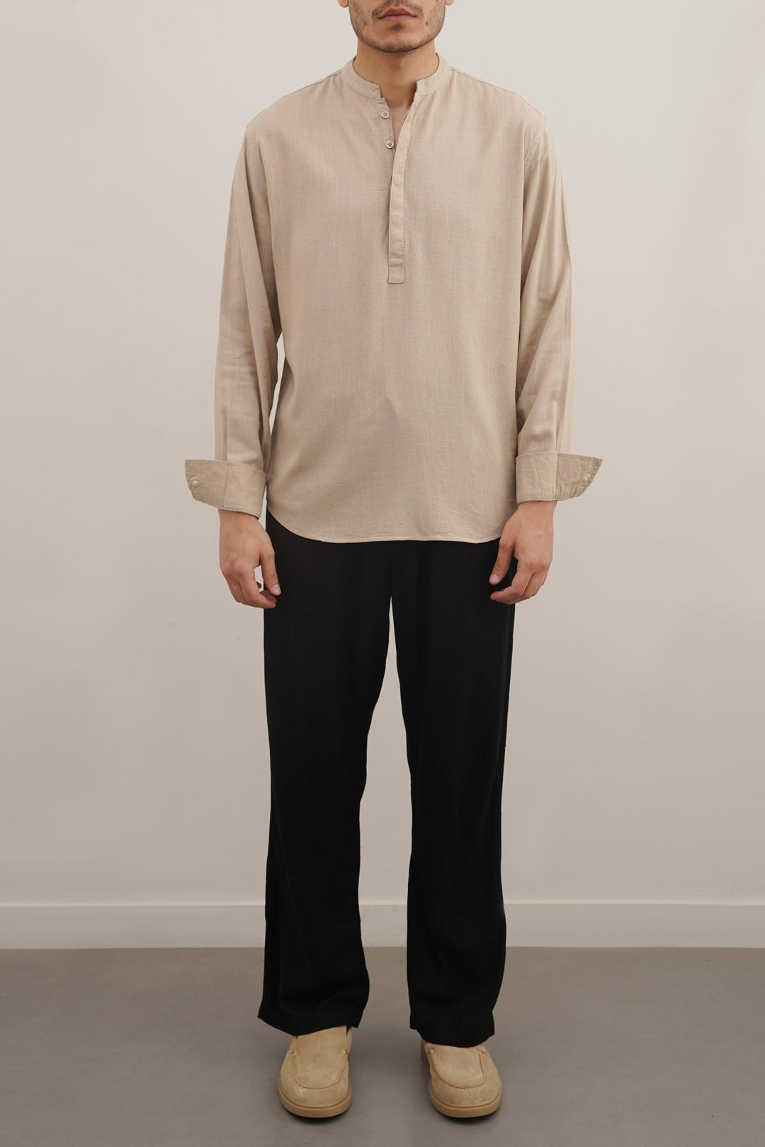 HALF PLACKET SHIRT