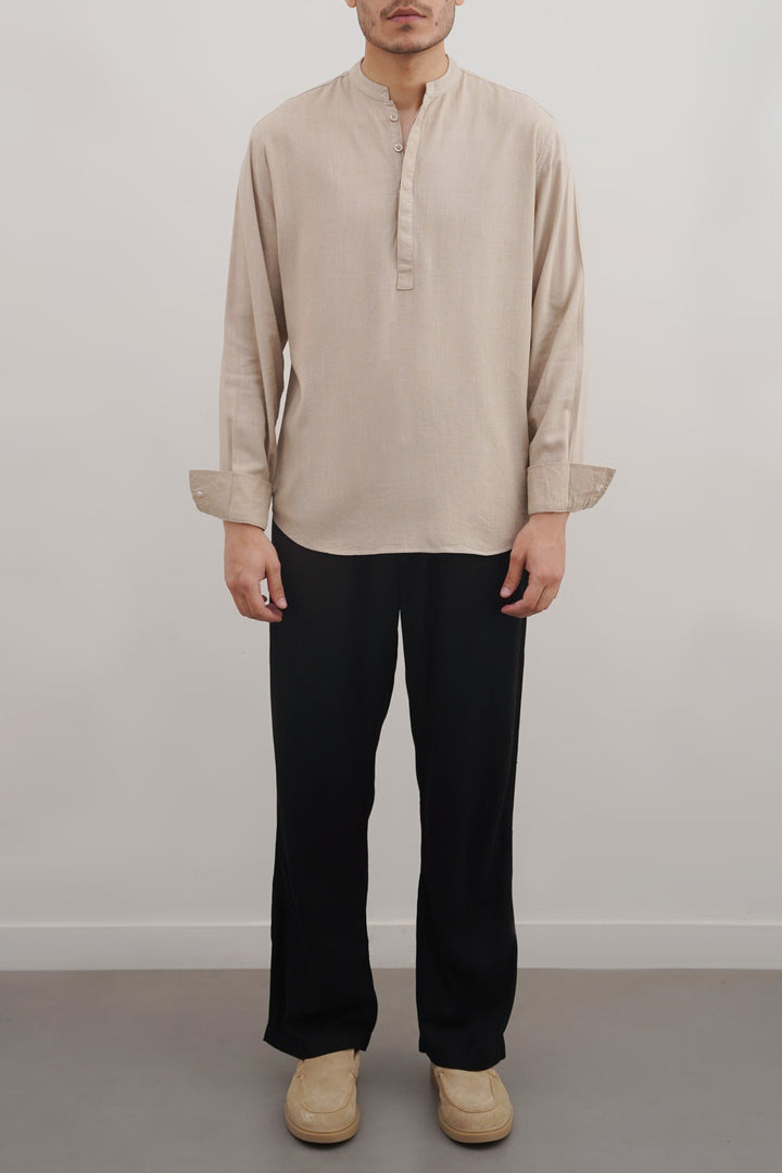 HALF PLACKET SHIRT
