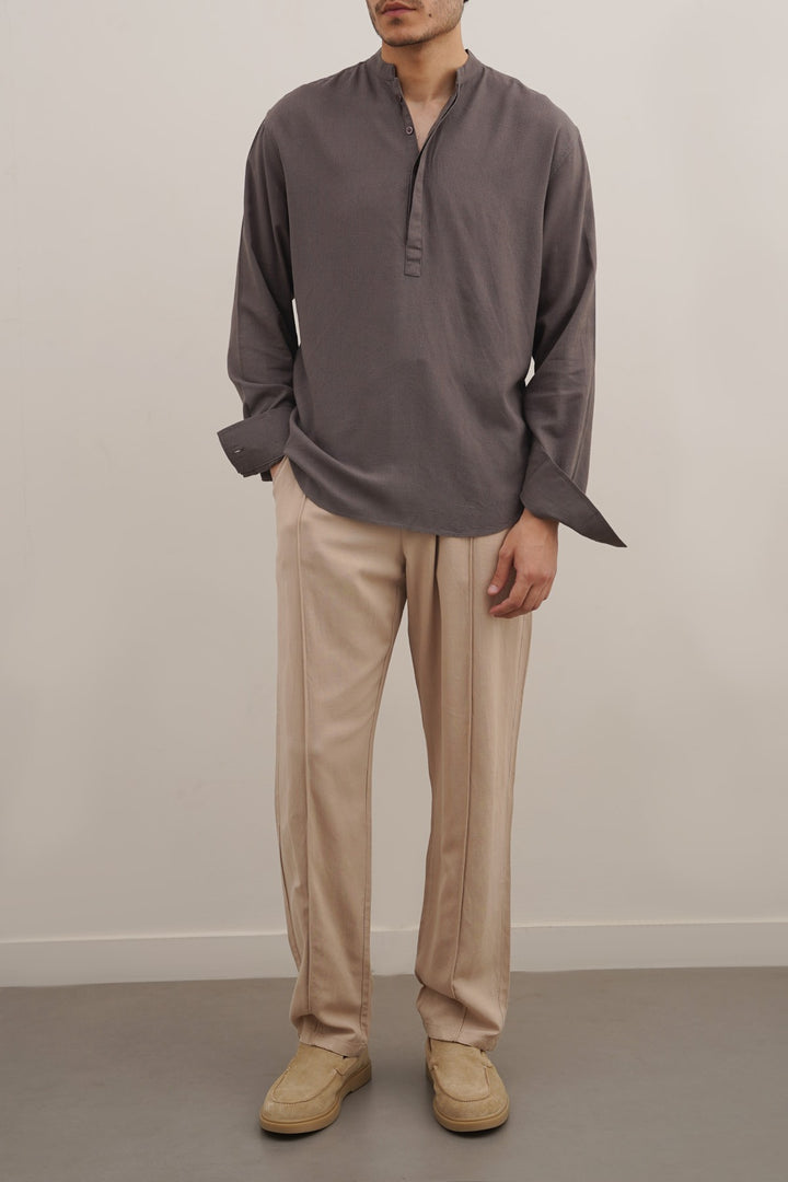HALF PLACKET SHIRT