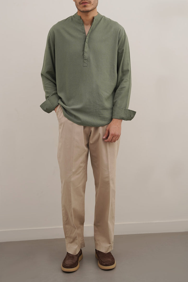HALF PLACKET SHIRT