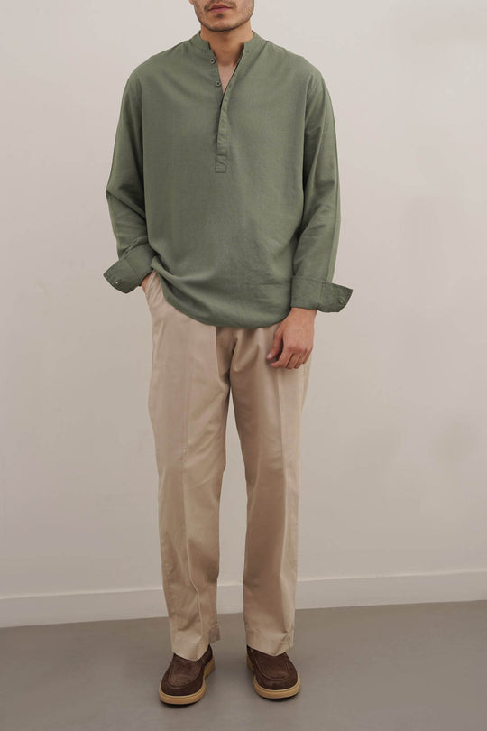 HALF PLACKET SHIRT
