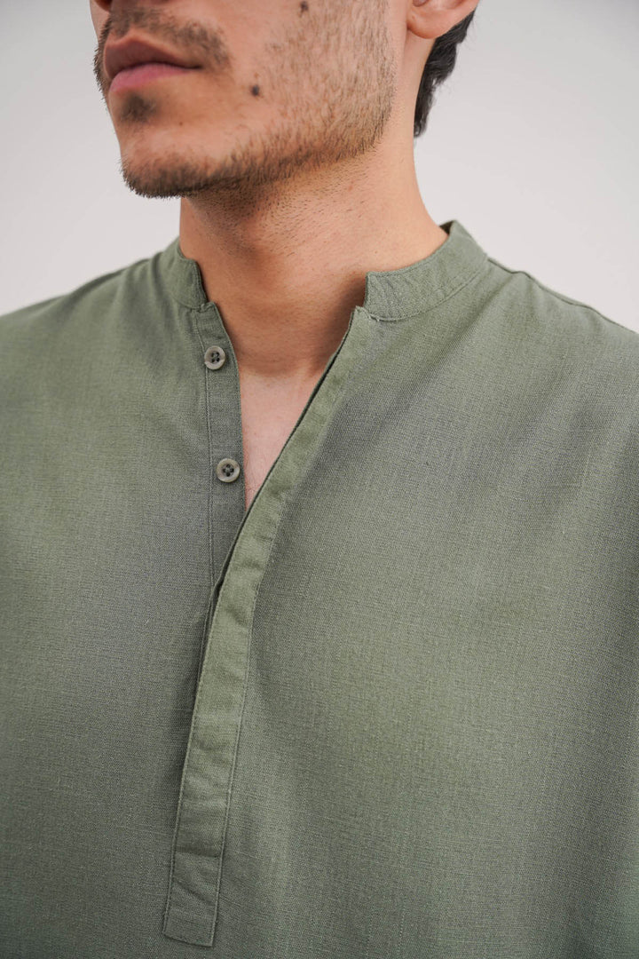 HALF PLACKET SHIRT