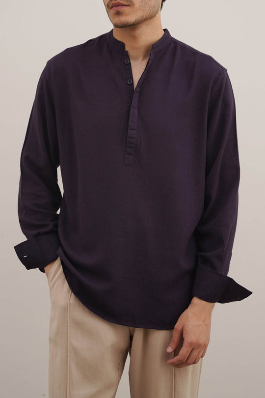 HALF PLACKET SHIRT