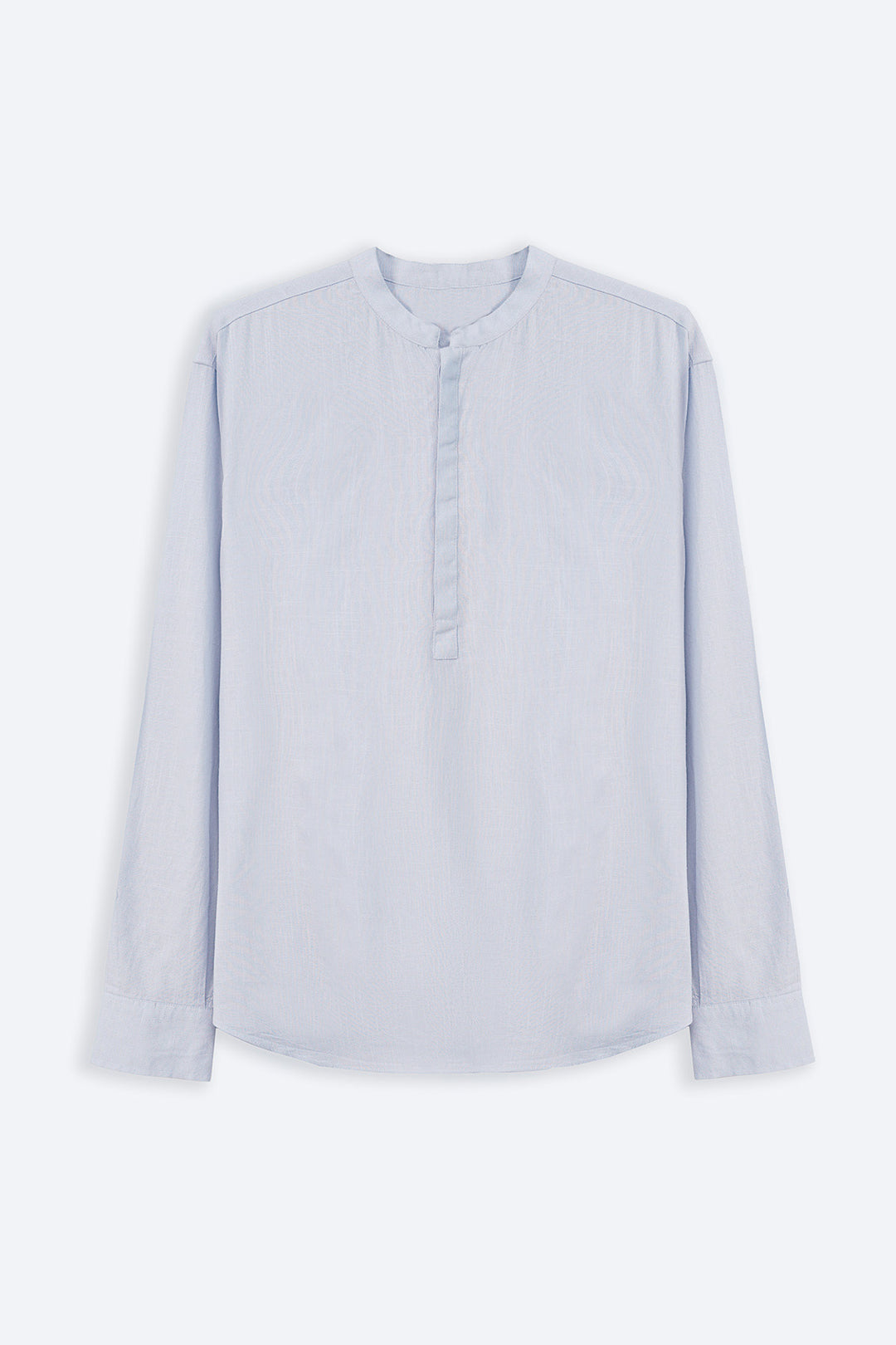 SKY BLUE HALF PLACKET SHIRT