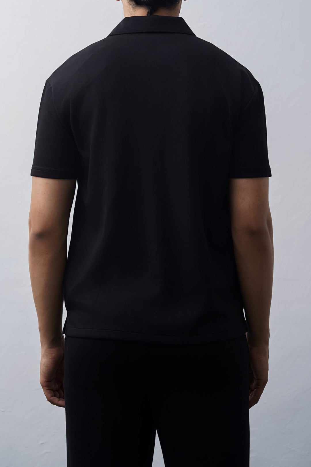 BLACK BASIC NEOPRENE SHIRT