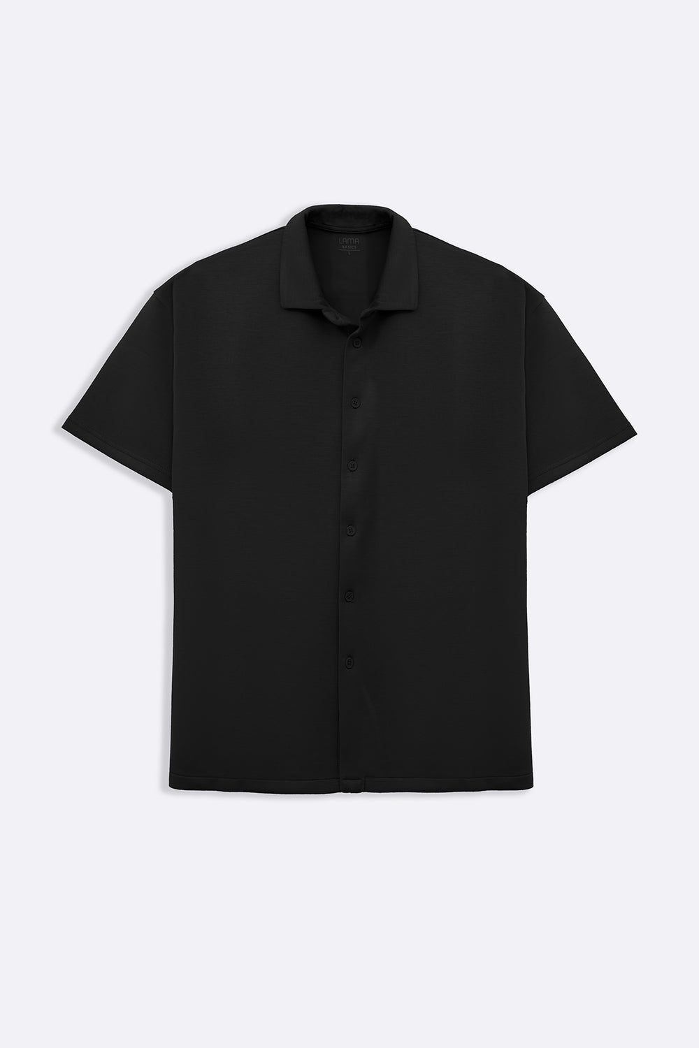 BLACK BASIC NEOPRENE SHIRT