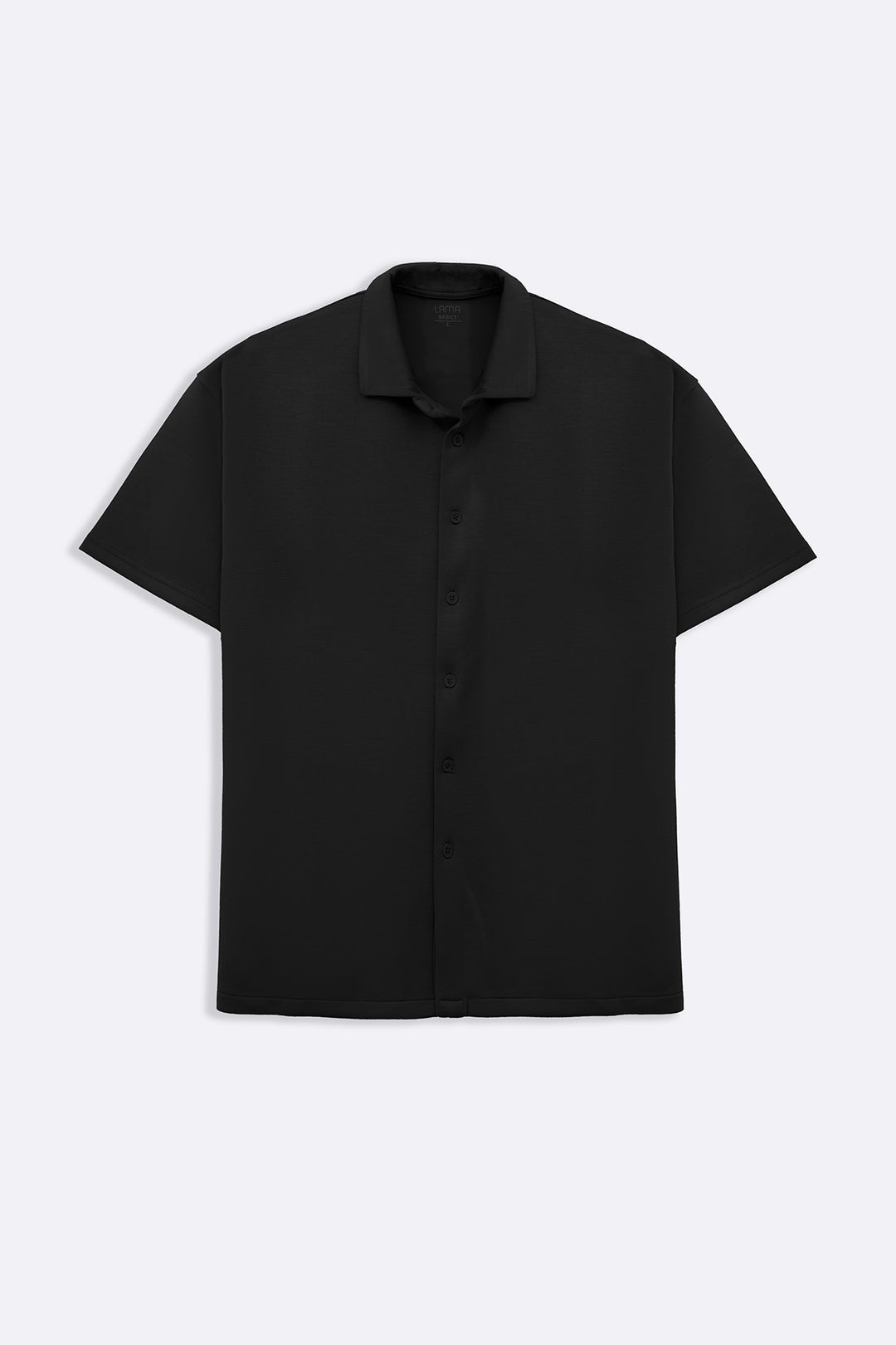 BLACK BASIC NEOPRENE SHIRT
