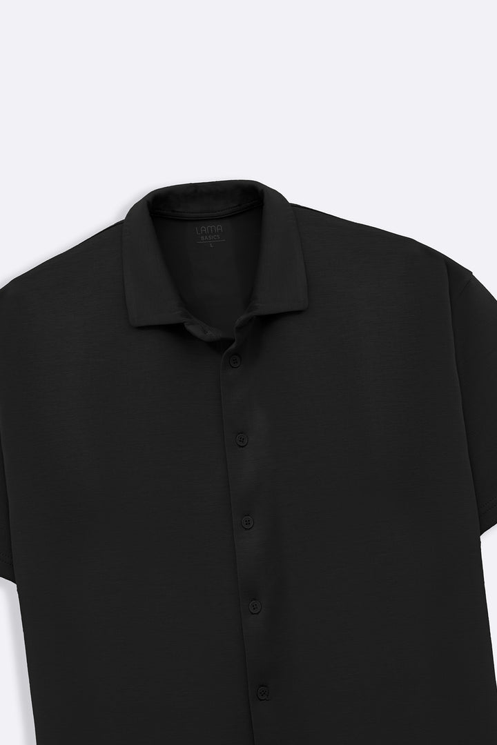BLACK BASIC NEOPRENE SHIRT
