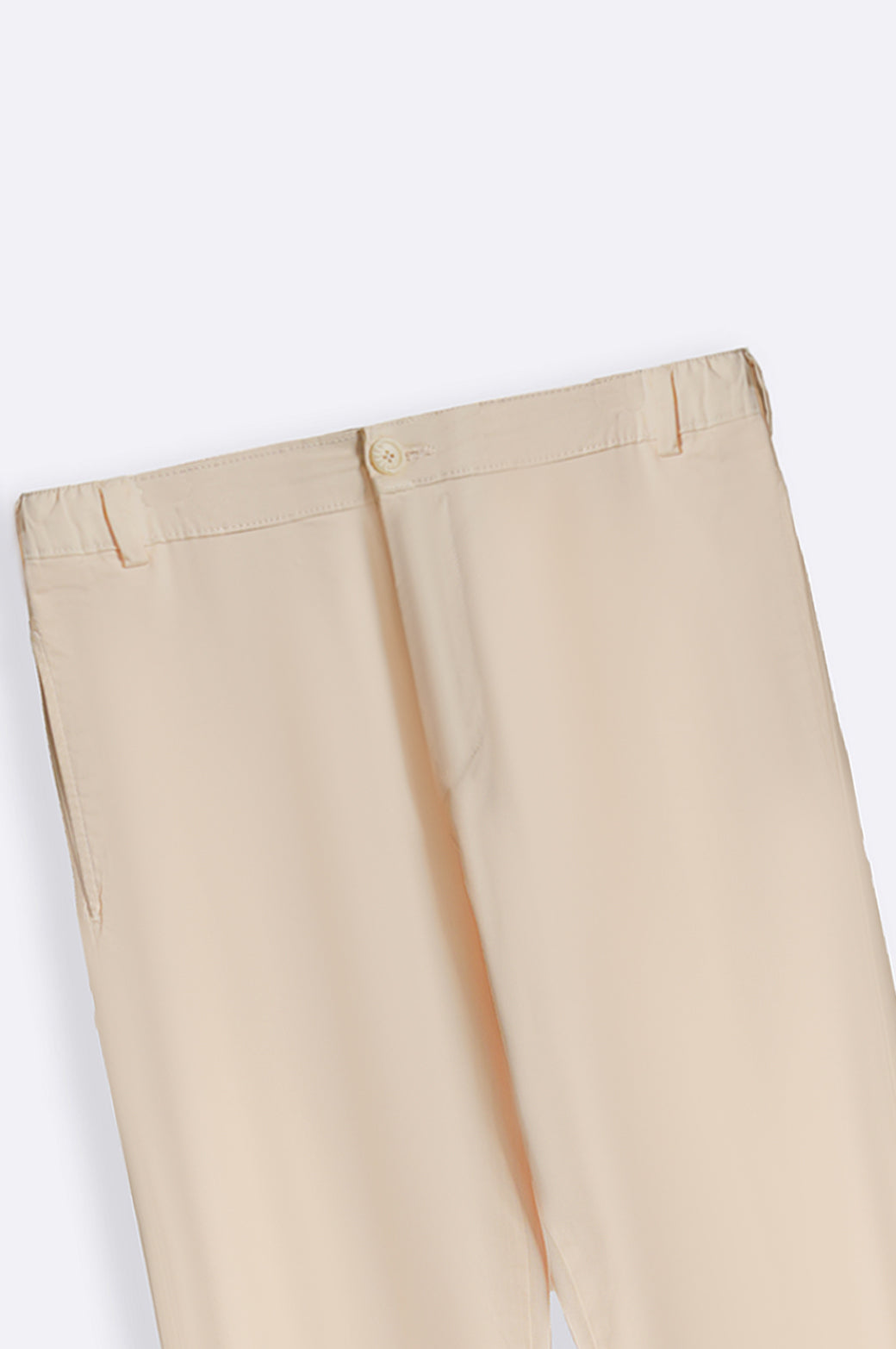 IVORY SLIM STRAIGHT PANTS