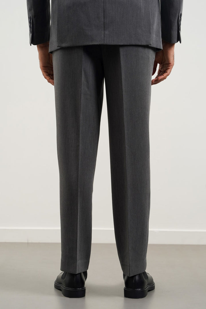 GREY CLASSIC SUIT TROUSER