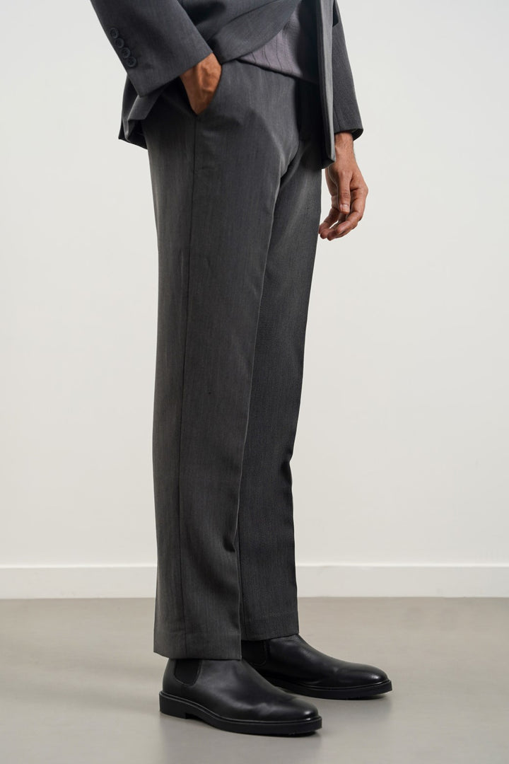 GREY CLASSIC SUIT TROUSER