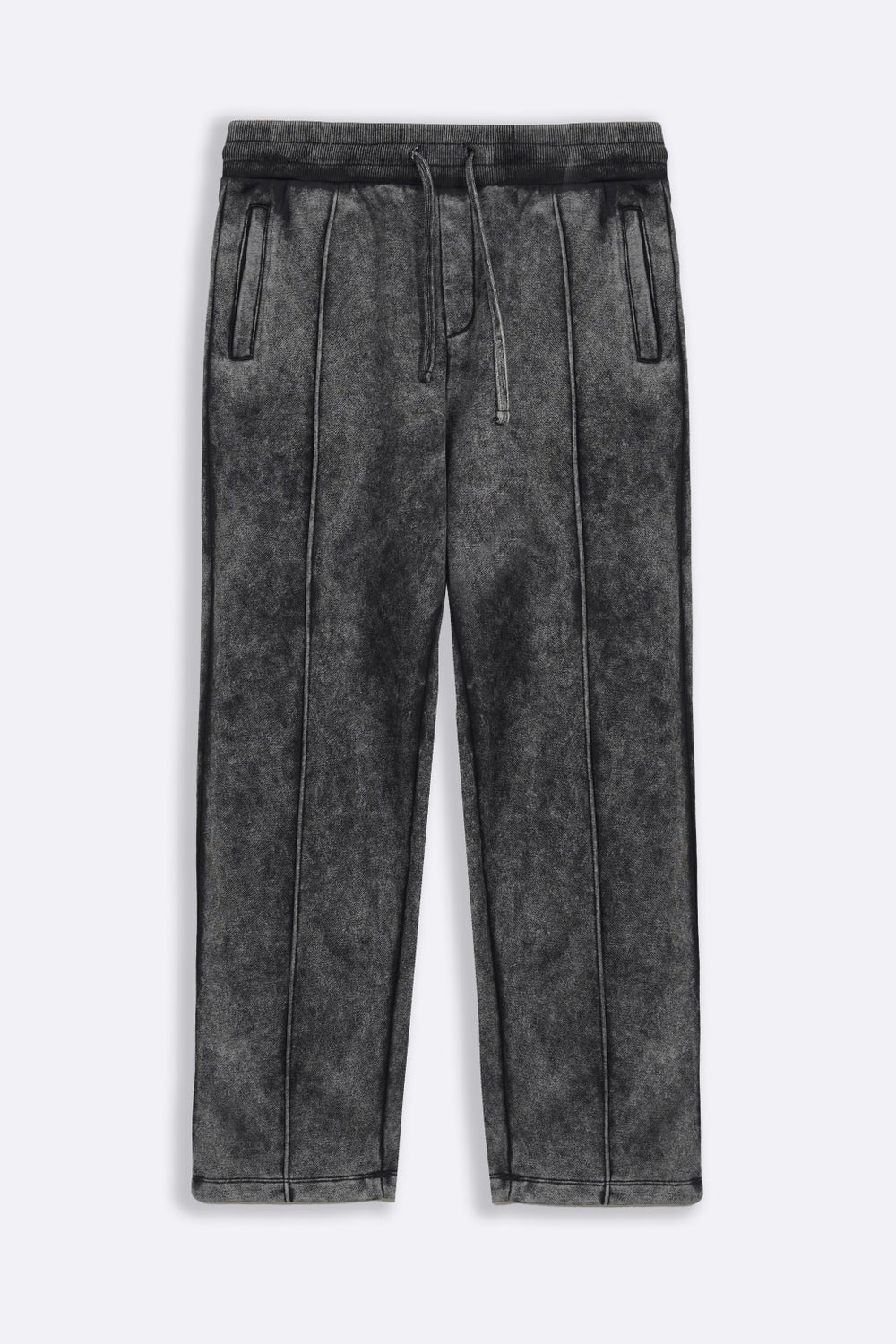 CHARCOAL SOFT COTTON FLEECE PANTS